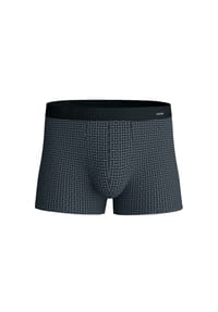 CALIDA - Herren New Boxer mit Softgummibund Cotton Code Design - 525 RETRO BLUE