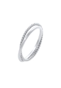 elli. - Ring Wickelring Klassik Fein Gedreht 925 Silber - Gold
