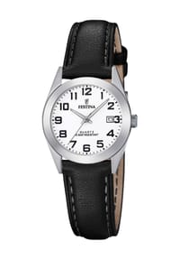 FESTINA - STAHLBAND KLASSISCH Damenuhr "F20447/1" - SILBER/SCHWARZ