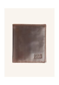 BUCKLE & SEAM - Leder Geldbörse EDGAR, wasserdicht - Braun