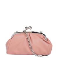 Samantha Look - Umhängetasche Echt Leder, Made In Italy - alt-rosa