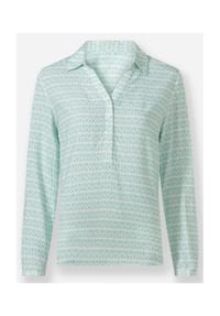 Witt - Druckbluse - kalkmint-ecru-bedruckt