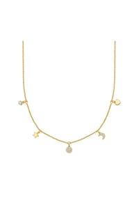 YOKOAMii - Kette mit Anhänger gelbgold Zirkonia weiß - gelbgold