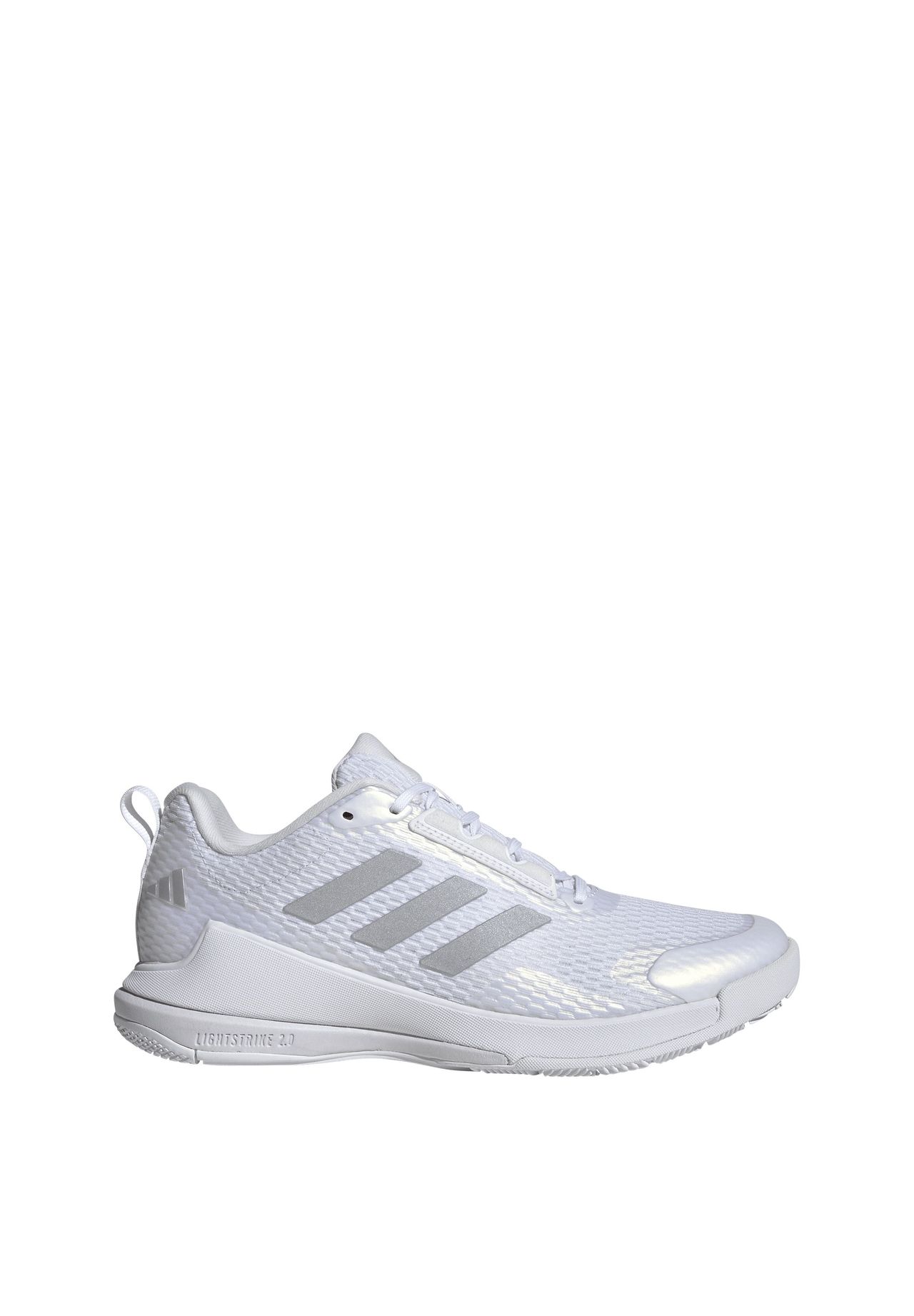 Adidas Hallensportschuhe Novaflight 2, DäMpfend, FüR Damen, Weiß, 41 1/3