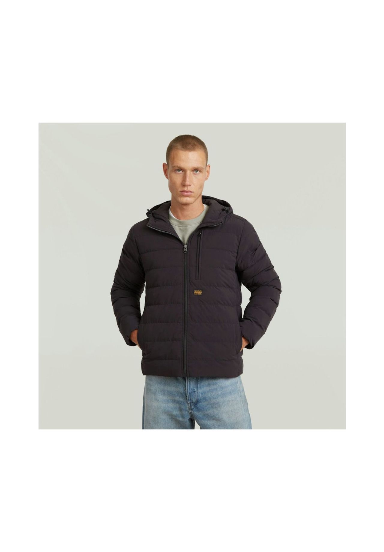 G-Star Herren Schwarz (Dk Black D29310-D518-6484) Foundation Hdd Liner Jkt Puffer - Bild 3