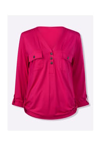 heine - Jersey-Bluse - pink
