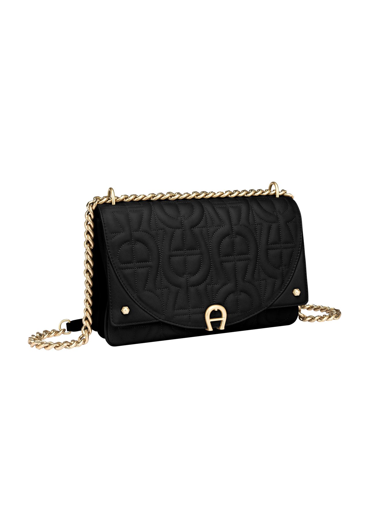 AIGNER DIADORA Umhängetasche, Magnetdruckknopf, Emblem, für Damen 