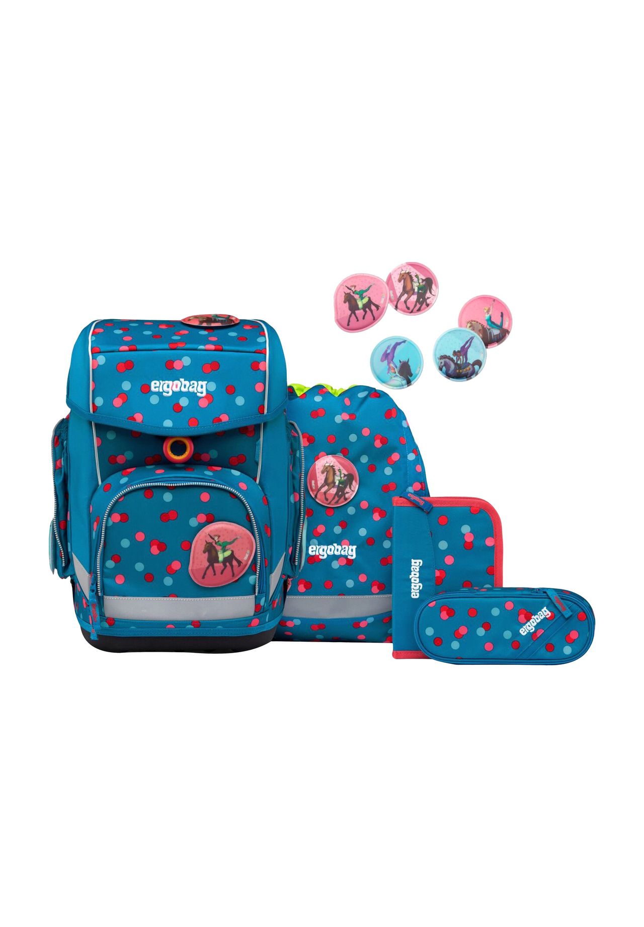 ergobag CUBO Schulranzen-Set, 5-teilig | GALERIA