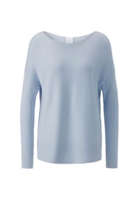 MADELEINE - Lässiger Oversized-Pullover mit U-Boot-Ausschnitt - bleu