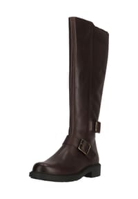 CLARKS® - Stiefel Orinoco 2 mit Reißverschluss für einfaches Anziehen - 5228 Dark Brown Lea
