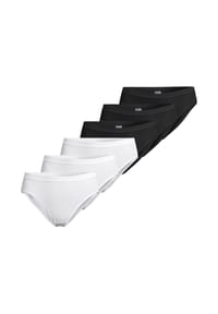 -con-ta- - Midi Slip 6er Pack Feinripp - Beige