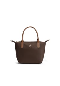 TOMMY HILFIGER - Henkeltasche, Reißverschluss, Emblem, für Damen - ACC  BEIGE