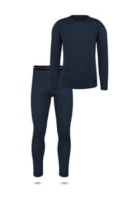 normani® - Herren Merino Unterwäsche-Set Melbourne/Sydney - Anthrazit