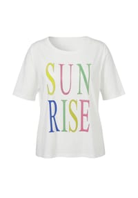 VIA APPIA -DUE- - T-Shirt in großen Größen - ecru multicolor