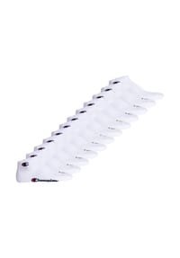 Champion® - Unisex Socken, 12er Pack - Quarter Socken, Basic, Logo - Blau/Weiß/Grau