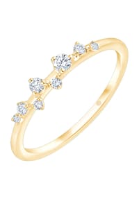 PUKKA BERLIN Damen Ring, 585er Gold mit 8 Lab Grown Diamanten, zus. ca. 0,15 Karat Bild 1