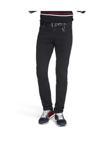 MEYER - Chinohose M5 Slim M5 Slim mit Stretch-Dehnbund - BRAUN