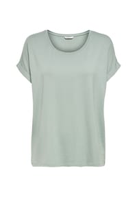ONLY® - T-Shirt, umgeschlagene Ärmelbündchen, für Damen - 205590  DEMITASSE