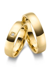 MARRYA MARRYA - MARRYA Edelstahl Ringe Trauringe Eheringe Partnerringe - Herren Ring - gold