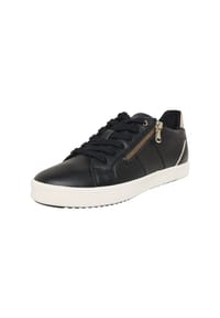 GEOX - Sneaker, Reißverschluss, für Damen - C9258  BLK/LTGOLD
