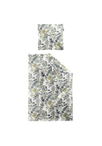 irisette® - Mako-Satin Bettwäsche Set Wave 8623 - 30 salbei