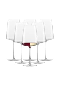 ZWIESEL GLAS Weingläser fruchtig & fein Simplify 555 ml 6er Set transparent - SIMPLIFY - transparent