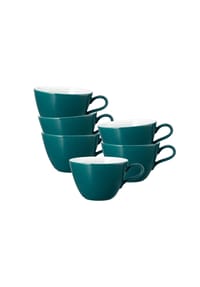 Seltmann Weiden Milchkaffeetassen Life Fashion 370 ml 6er Set - LIFE - blau