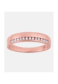 Diamant L'eternel - Ring, mit Zirkonia, 375 Roségold - rose gold