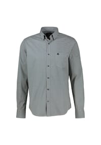 LERROS - Sportives Herrenhemd mit lebendigem Printmuster - BASIL GREEN