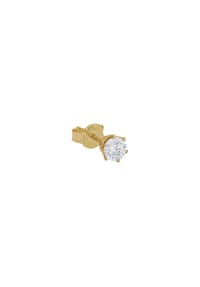 amor - Single Ohrstecker für Damen und Herren, Unisex, Gold 375 - Gold