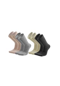 MUNADUNA - 4er-Pack Yoga-/Pilates Anti-Rutsch Socken Fitness-Socken,Anti-Rutsch,Elastisch - Bunt Mix