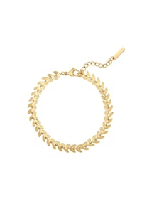EAST / SIDE - Damen Armband aus Edelstahl in gelbgold - gelbgold