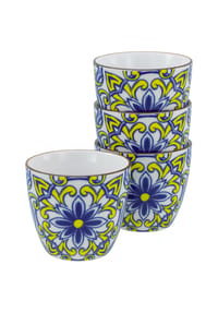 CreaTable - Aladin Blau, Becher 4-tlg - Blau