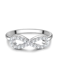 TRILANI 1934 - Ring Sterling Silber Zirkonia weiß - silber
