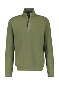 LERROS - Sweatshirt, Troyerkragen, für Herren - 338 URBAN RED