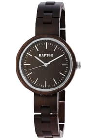 RAPTOR Raptor - Damen Quarz Armbanduhr Bodilla - 3 ATM - Mineralglas - braun