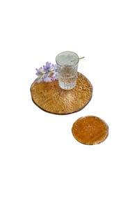 LOBERON - Untersetzer 2er Set Montelisse braun - braun