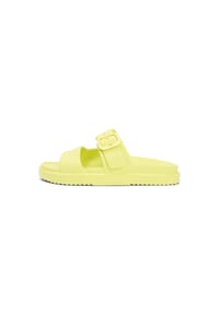 TOMMY HILFIGER - Pantoletten, Schnalle, für Damen - LIME ZING