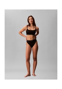 Calvin Klein - Bustier-Bikini-Oberteil, verstellbar, für Damen - UB1 BLACK