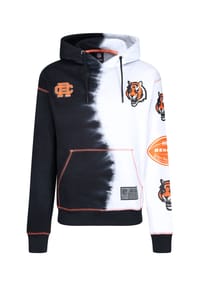 RE:COVERED - Hoodie NFL Bengals Ink Dye Effect On im zeitlosen Design - Black