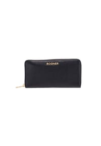 BOGNER WALLIS - Langbörse "Ela", Rindsleder, RFID-Schutz, für Damen - 900 BLACK