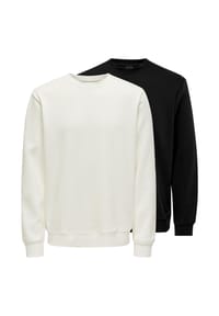 ONLY & SONS - Sweatshirt 2er Pack Connor - Black