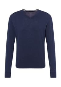 GALERIA essentials - Pullover, V-Ausschnitt, Baumwolle, für Herren - 05 SCHWARZ