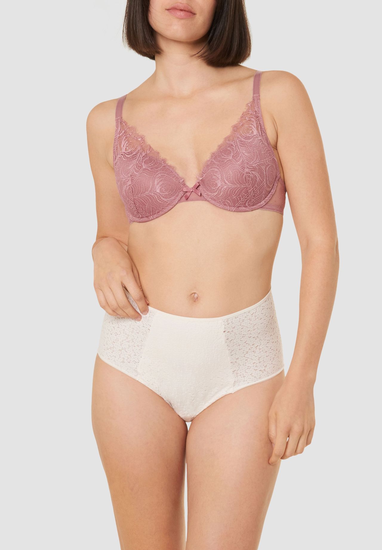 Chantelle Norah Maxislip, Spitze, FüR Damen, Weiß|Beige, 42