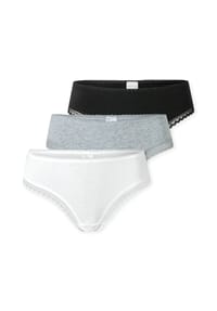 SCHIESSER - String 3er Pack 95/5 Modern Cotton - Schwarz