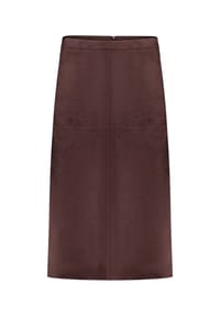 BETTY BARCLAY - A-Linien-Rock unifarben - Light Maroon