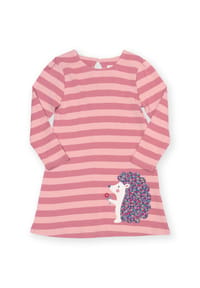 KITE - Kinder Cleverer Igel Kleid Bio-Baumwolle - pink