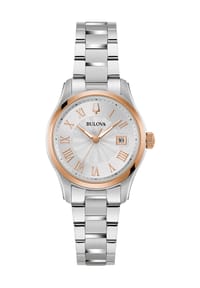 BULOVA WILTON - Damenuhr - SILBER/ROSÉGOLD