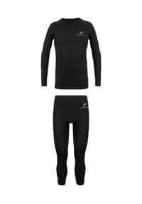 reusch - Funktionsunterwäsche Reusch Underwear Set Lady 3/4 Pants WARM speziell für kühle Temperaturen entwickelt - 7715  black / begonia pink