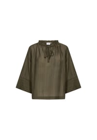 Wasabi CONCEPT - Shirtbluse Aimi 1, Tunnelzug, für Damen - 7920 GRAPE LEAF